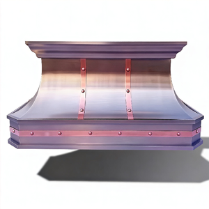 <span class=keywords><strong>Hotte</strong></span> de cuisine îlot de luxe sur mesure en acier inoxydable de qualité architecturale, finition brossée, montage <span class=keywords><strong>au</strong></span> <span class=keywords><strong>plafond</strong></span>, sans moteur intégré, design architectural - Product Image 3