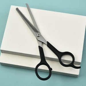 Tijeras duraderas y ecológicas de acero inoxidable para el cuidado de mascotas, tijeras de adelgazamiento para cortar el pelo de perros y gatos, mango de plástico cómodo - Product Image 1