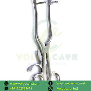 Écarteur de haute qualité en gros 5.5 pouces à griffes émoussées en acier inoxydable poignée durable avec poignée en anneau de doigt dans un style unique - Product Image 6