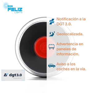 KIT de baliza V16, baliza V16 geolocalizada con aprobación de conectividad DGT 3.0 y función de botón SOS - Product Image 5