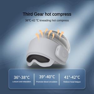 Máquina de masaje de spa de terapia ocular de cabeza completa relajante de presión de aire inteligente personalizada fábrica al por mayor masajeador de cabeza - Product Image 6