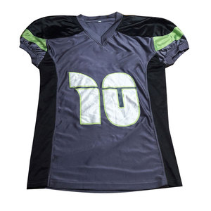 Gran oferta, conjuntos de camisetas de fútbol americano personalizadas, 4 vías, elásticas, pesadas, Spandex, transpirables, cortas, todas las tallas grandes, personalizadas - Product Image 1