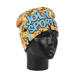 Gorro de Punto de Moda para Mujer, Tejido de Poliéster y Elastano de Alta Calidad, 220 GSM, Ligero, para Invierno, con Logotipo Personalizado, Gorro de Jacquard - Product Image 4