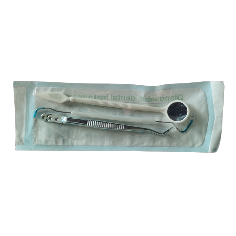 10 Kits Dentaires Jetables - Miroir, Sonde, Pinces, Bavoir, Plateau, Outils, Neufs