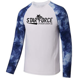 เสื้อฮู้ดกันแดดแขนยาวสำหรับผู้ชายเสื้อฮู้ดกันน้ำเสื้อว่ายน้ำมีกระเป๋าจิงโจ้ UPF 50 + - Product Image 4