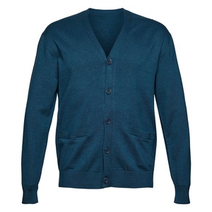 University Sorority Fraternity Cardigan à col en V Chaleur Logo brodé Pulls tricotés décontractés pour l'hiver - Product Image 1