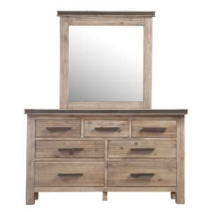 Cómoda de madera marca ATLAS 7 cajones muebles de dormitorio de alta calidad de fabricación de Vietnam - Product Image 1