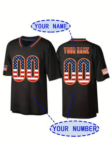 Camiseta de fútbol americano de poliéster 100% de alta calidad 24/25, camiseta de fútbol personalizada, ropa deportiva de equipo 2025 - Product Image 3