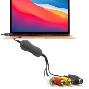 ชุดแปลงสัญญาณ VHS สำหรับ Mac PC แบบครบชุด พร้อมสาย SCART, RCA และอะแดปเตอร์ USB-C OTG แปลงเทปเป็นดิจิทัลบน MacBook - Product Image 4