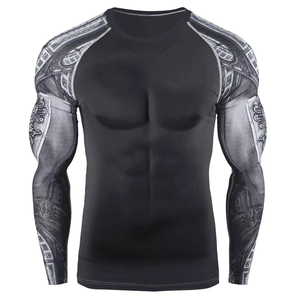 Best 2026 BJJ Rash Guard High Quality Compression Fit with Breathable Design Durable UV Protection for <b>Surfing</b> Comfortable - Product Image 1