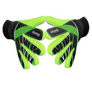 Guantes de portero de cuero ajuste personalizado Venta al por mayor Agarre de látex de fútbol Agarre cómodo de cuero y látex para deportes al aire libre - Product Image 2