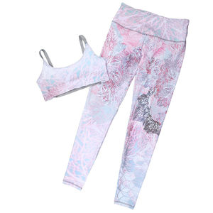 Best Wholesale 2 Piece Yoga Fitness Gym Clothes <b>Women</b> High Quality Customized Printing Light <b>Weight</b> <b>Women</b> Workout Suits - Product Image 6