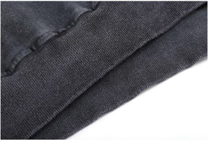 Sudadera con capucha de Terry francés pesado con logotipo impreso personalizado, sudadera gruesa vintage ácida lavada para hombre - Product Image 6