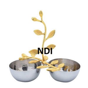 Tazón de Metal profundo para almacenamiento de frutas y verduras decorativas de mesa, artículos de catering para el hogar, tazón de servidor de frutas decorativo - Product Image 6