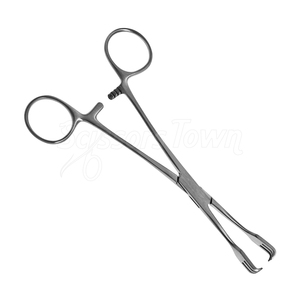 Lahey คีมดึงเครื่องมือผ่าตัดสแตนเลส6 14นิ้วเครื่องมือความแม่นยำโค้ง3x3 - Product Image 4