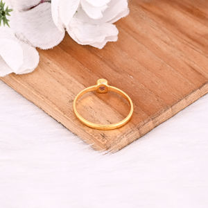 Anillo chapado en oro amarillo hecho a mano de turmalina Natural de Plata de Ley 925, joyería fina, anillos al por mayor, joyería para mujer - Product Image 3
