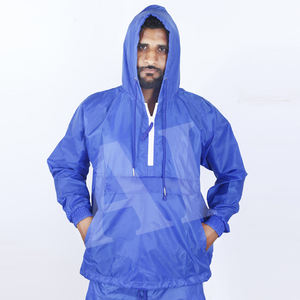 แจ็กเก็ตแบบบุสองชั้นสำหรับผู้ชาย, แจ็คเก็ตบุนวมกันลมกันน้ำมีฮู้ดระบายอากาศได้ดีปกตั้งได้สำหรับฤดูหนาว - Product Image 3