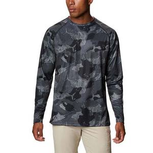 OEM al por mayor UPF 50 + rendimiento de manga larga Camisetas De Protección UV sólido verano pesca sublimación cuello redondo desgaste invierno - Product Image 5