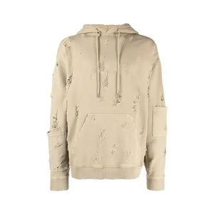 Sweat à capuche en coton délavé à l'acide Streetwear à prix raisonnable Sweats à capuche délavés à l'acide avec logo personnalisé et manches longues - Product Image 1