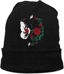 Unisex Daily <b>Skull</b> <b>Cap</b> for <b>Men</b> Women, Soft Womens Winter Hat Knit Adult Beanie Black - Product Image 1