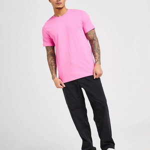 Camisetas de Hombre de Alta Calidad en Poliéster/Algodón, Corte Regular, Estilo Urbano, Casual, Estampado Sólido Personalizado, Secado Rápido y Transpirable - Product Image 1