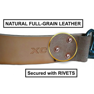 เข็มขัดหนังแท้แบบเต็มแผ่น งานหนัก สำหรับนักฝึกความแข็งแรง พร้อมตะขอเกี่ยวแบบมืออาชีพ ป้องกันอย่างมีประสิทธิภาพ - Product Image 5