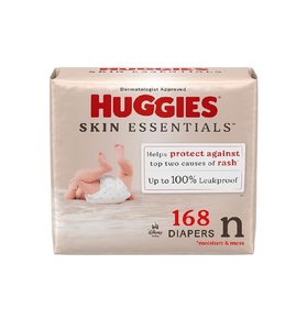 Couches pour bébé Huggies Skin Essentials, toutes tailles, douces, confortables et respectueuses de la peau du bébé, approvisionnement en gros - Product Image 2