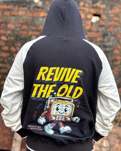 T-shirts pour hommes en coton 100% lourd Conceptions personnalisées Supportées Sweat à capuche de style surdimensionné en éponge française - Product Image 1