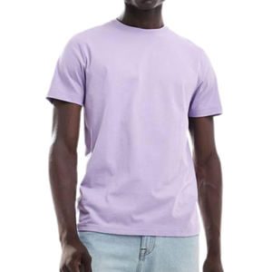 Men Custom Printed T-Shirt Soft Cotton/Bamboo <b>Fiber</b> Regular Fit Casual Summer Quick Dry Breathable Eco-Friendly - Product Image 3
