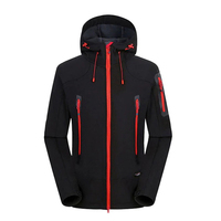 Veste Softshell Homme à Capuche en Toile, Prix de Gros Usine, Vêtement Décontracté d'Hiver de Haute Qualité à Manches Longues, Service OEM avec Logo Personnalisé