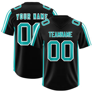Conjunto de uniforme de camiseta de fútbol americano Sublimación personalizada Manga corta Hecho en Pakistán para equipos y jugadores - Product Image 2