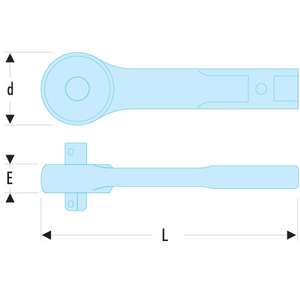 Douille carrée Facom 20 x 7 mm Produit de qualité supérieure - Product Image 2