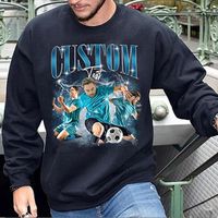 Personnalisez votre propre t-shirt de football en maille, style streetwear pour homme, écologique, à séchage rapide, inspiré des bootlegs de rap