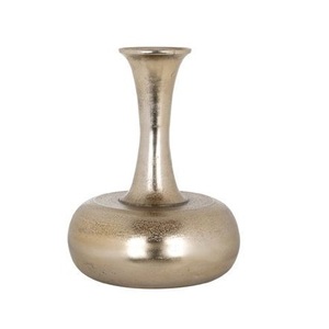 Vase à fleurs en aluminium de haute qualité et Vases à fleurs en matériau fini au nickel Décoration intérieure de luxe moderne pour la maison et le bureau - Product Image 5