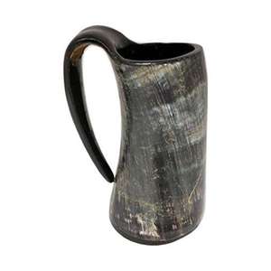 Proveedor de bares Tankard de cuerno vikingo Accesorios para fiestas de Bar Artesanía natural Beber Cuernos naturales Tazas Taza de cerveza decorativa - Product Image 3