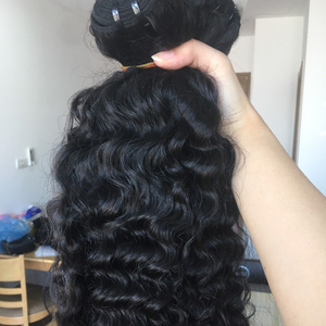 Extensions de cheveux humains vierges cambodgiens, naturels, non traités, fermeture 5x5, style ondulé bouclé, cheveux Remy, qualité supérieure, sans nœuds - Product Image 1