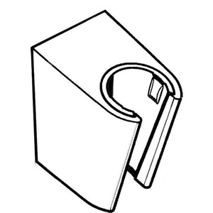 Hansgrohe HG Porter Chrome Shower Holder for <b>Hose</b> with Conical Nut - Product Image 4