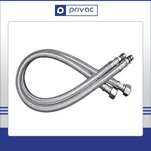 Manguera mezcladora de lavabo trenzada Flexible de acero inoxidable de larga vida útil de diseño moderno Mangueras de plomería que no se oxidan - Product Image 4