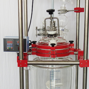 30L hai lớp kính lò phản ứng sắc tố tự động khai thác thiết bị với động cơ động cơ PLC thành phần - Product Image 3