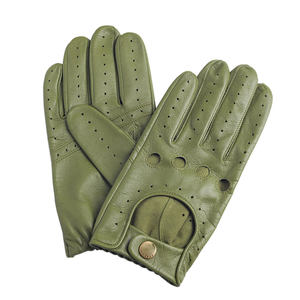 Prix d'usine, logo personnalisé, gants de conduite en cuir tendance pour femmes et hommes, gants en cuir pour hommes, gants de conduite en cuir pour voiture - Product Image 5