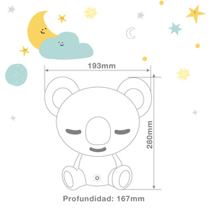 Lampada LED per bambini Koala (GSC 202800008) - Product Image 6