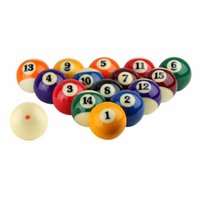 Jeu complet de boules de billard de taille réglementaire pour la maison et le club