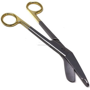 กรรไกรตัดผ้าพันแผล Supercut Lister ทำจากสแตนเลสสตีล ชุดเครื่องมือผ่าตัด ได้รับการรับรองมาตรฐาน CE ระดับ II สำหรับโรงพยาบาล คลินิก หู คอ จมูก - Product Image 6