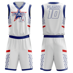 Conjunto de camiseta y pantalones cortos de baloncesto para hombre de alta calidad, nuevos estilos, uniformes de malla transpirable, ropa estampada de talla grande - Product Image 1