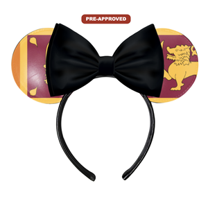 Diadema Personalizada de Fábrica con Diseño de Orejas de Ratón y Lazo de Vinilo, Ajuste Universal, PRC H.E.R. Accesorios - Product Image 1