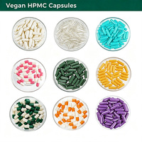 KORNNAC Fournisseur en gros de capsules HPMC personnalisées, tailles 00, 0, 1, 2, 3, 4, capsules végétales véganes vides à base de plantes