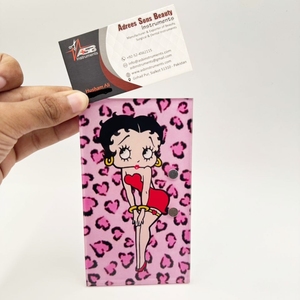 Betty Boop, logotipo personalizado, azulejos de pestañas acrílicas con imanes para pinzas, diseño personalizado, paleta de pestañas colorida sostenible - Product Image 5