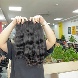 Paquete de extensiones de cabello Remy procesado con agua cruda de Vietnam ondulado de alta calidad extensiones de cabello chino tejido profesional - Product Image 2