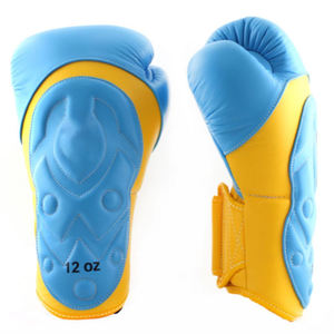 Gants de boxe de combat professionnels avec logo personnalisé OEM Gants MMA durables de haute qualité en cuir brillant dans les tailles 8oz 10oz 12oz 14oz - Product Image 3