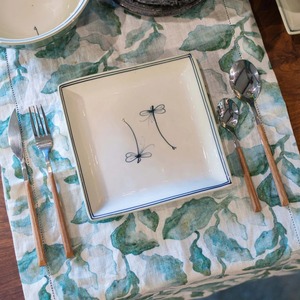 Juego de cubiertos con cabeza de Acabado plateado con mango de madera Delgado Cubiertos con estilo para ajustes de mesa Hogar Comedor Restaurante y uso en el Hotel - Product Image 6